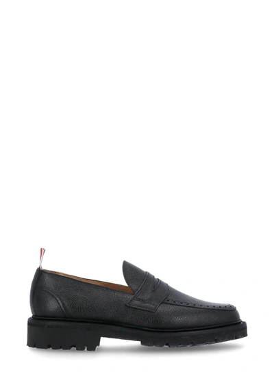 Shop Thom Browne Classic Penny Loafer In Black