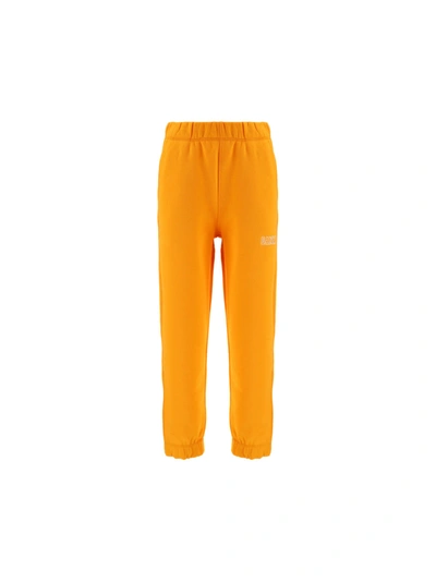 Shop Ganni Isoli Sweatpants In Bright Marigold