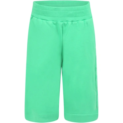 Shop Fendi Green Short For Boy With Logo