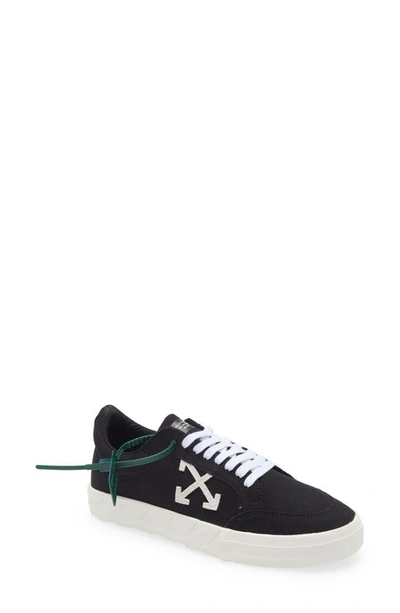 Shop Off-white Vulcanized Low Top Sneaker In Black/ White