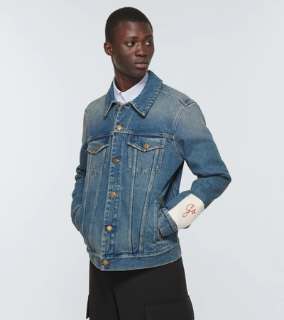 Shop Golden Goose Golden Collection Denim Jacket In Blue