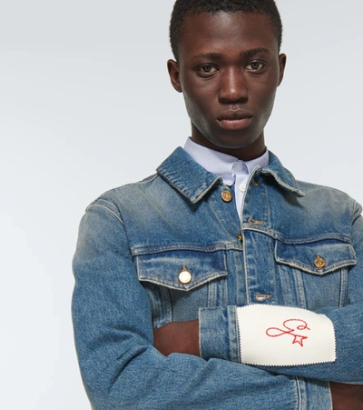 Golden Goose Golden Collection Denim Jacket In Blue