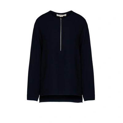 Shop Stella Mccartney Midnight Arlesa Top In Navy