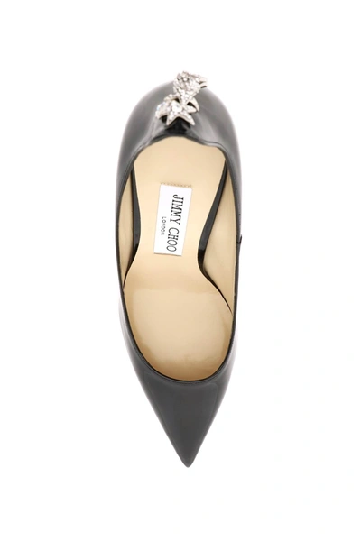 Shop Jimmy Choo Patent Leather Spruce 95 Pumps In Black