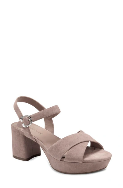 Shop Aerosoles Cosmos Sandal In Blush Suede