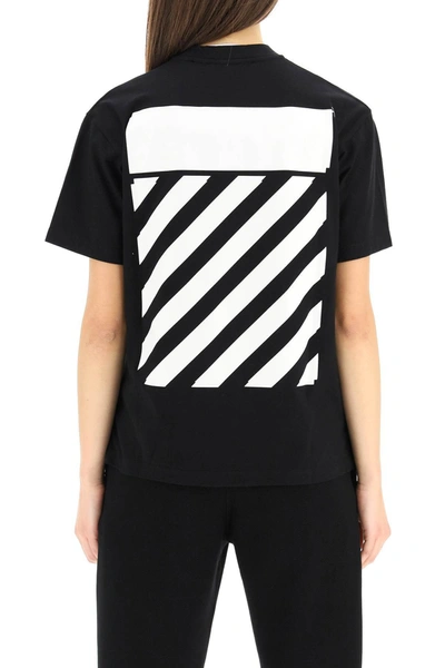Shop Off-white Diagonals T-shirt In Mixed Colours