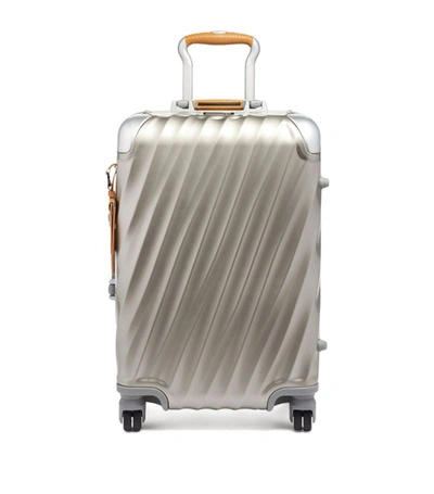 Shop Tumi 19 Degree Titanium Cabin Suitcase (56cm) In Grey