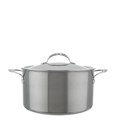 Shop Hestan Nanobond Stockpot With Lid (26cm) In Stainless