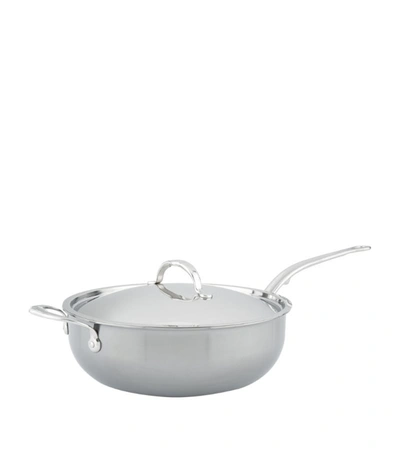 Shop Hestan Frying Pan With Lid (28cm) In Stainless