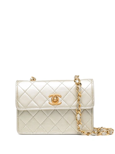 Chanel Vintage Mini Diamond CC Full Flap - ShopStyle Shoulder Bags