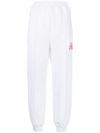 Shop Philosophy Di Lorenzo Serafini Logo-print Track Pants In White