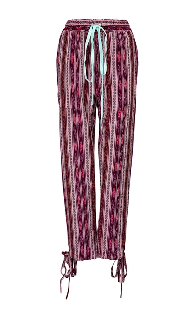 Alix Of Bohemia Women's Baja Striped Cotton Jogger Pants In Stripe