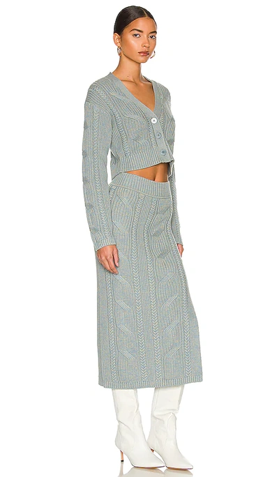 JONATHAN SIMKHAI NATALIA CARDI MIDI DRESS 