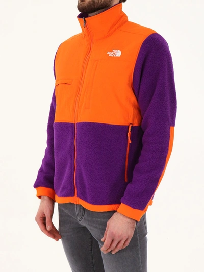 The North Face Denali 2 Orange And Purple Jacket - Atterley In Viola/arancio  | ModeSens