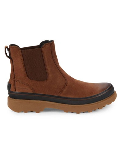 Shop Sorel Men's Caribou Waterproof Chelsea Boots In Carafe