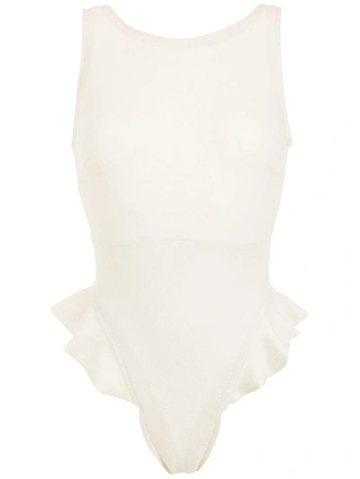 Shop Clube Bossa Goya Swimsuit In White