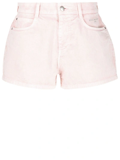 Shop Stella Mccartney Embroidered Pink Shorts