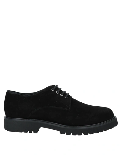 Shop Riccardo Cartillone Woman Lace-up Shoes Black Size 5 Soft Leather