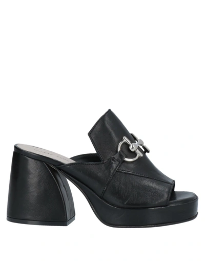 Shop Poesie Veneziane Woman Sandals Black Size 11 Soft Leather
