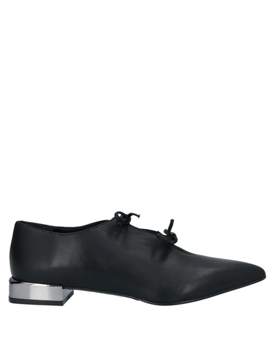 Shop Silvia Rossini Lace-up Shoes In Black