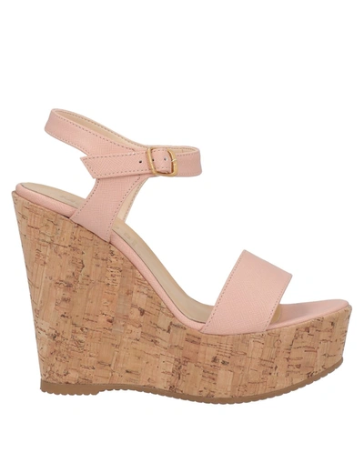 Shop Martina B. Woman Mules & Clogs Pink Size 9 Soft Leather, Textile Fibers