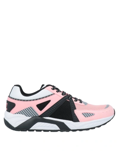 Shop Ea7 Sneakers In Light Pink