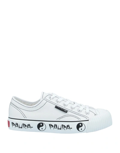 Shop Paura X Superga Woman Sneakers White Size 6 Textile Fibers