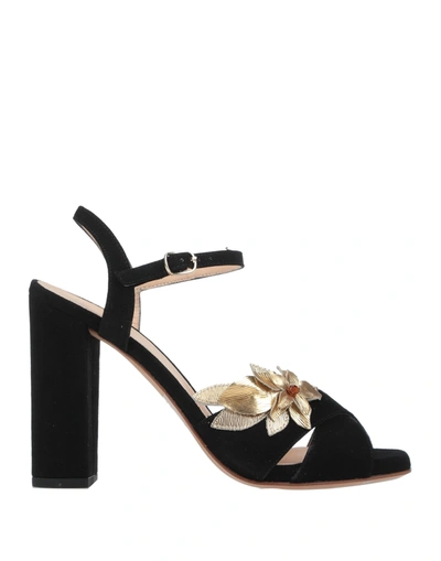 Shop Chie By Chie Mihara Sandals In Black