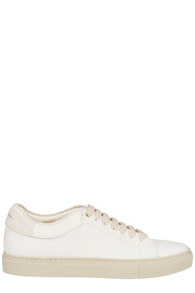 Shop Paul Smith Basso Trainers In White