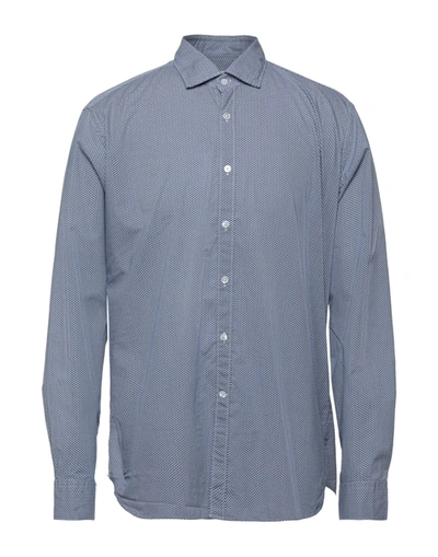 Shop Bagutta Shirts In Blue