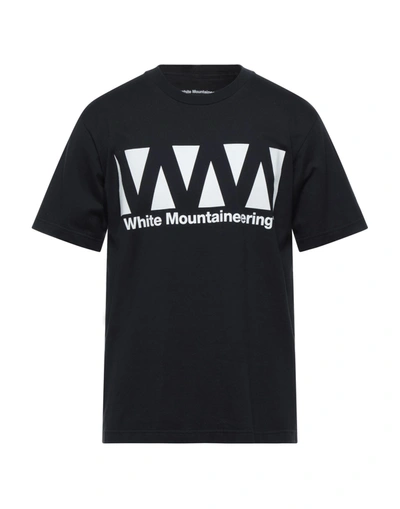 Shop White Mountaineering T-shirts In Dark Blue