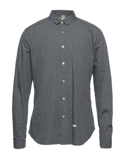Shop Dnl Man Shirt Grey Size 15 ¾ Cotton, Polyamide