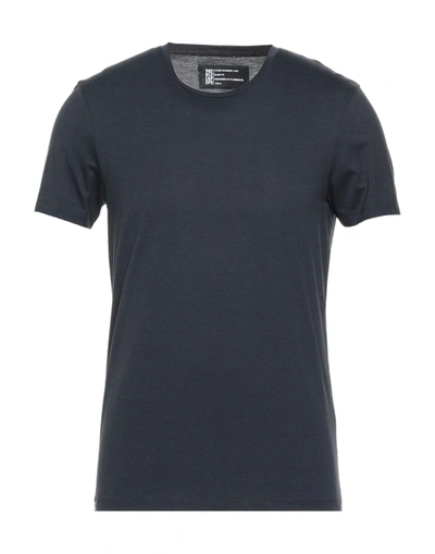 Shop Patrizia Pepe Man T-shirt Lead Size Xl Lyocell, Cotton In Grey