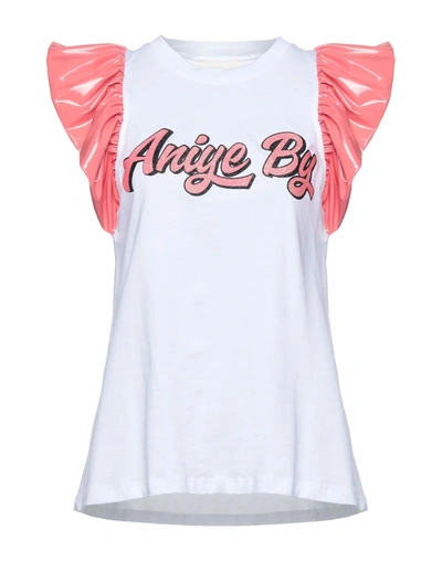Shop Aniye By Woman T-shirt White Size 4 Cotton, Polyester, Polyurethane, Elastane