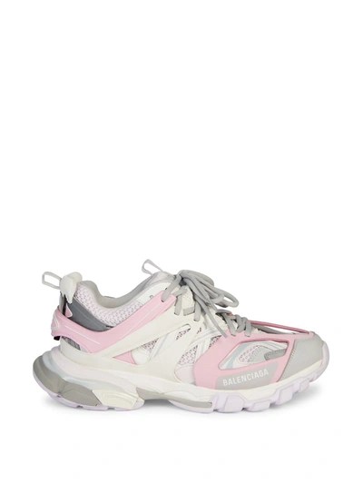 Balenciaga Led Track Sneaker Grey Pink And White | ModeSens