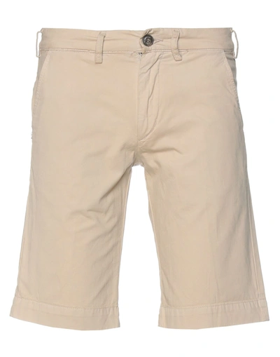 40weft Man Shorts & Bermuda Shorts Beige Size 28 Cotton In Beige