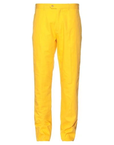 Shop Jasper Reed Man Pants Yellow Size 32 Cotton