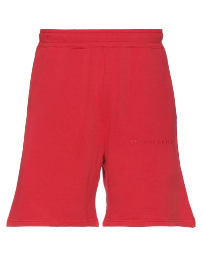 Shop Bel-air Athletics Man Shorts & Bermuda Shorts Red Size L Cotton