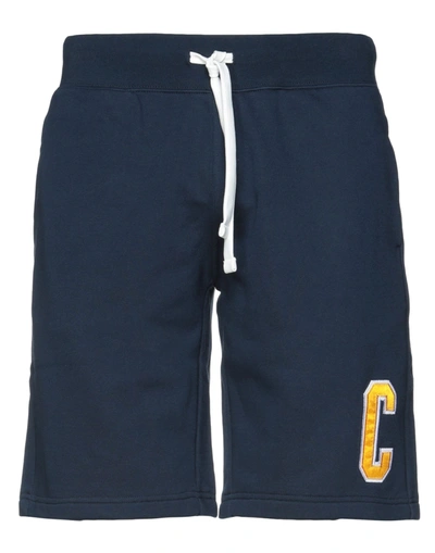 Shop Champion Man Shorts & Bermuda Shorts Midnight Blue Size M Cotton, Polyester