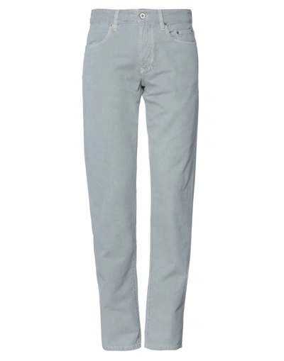Shop Siviglia Man Pants Light Grey Size 32 Cotton, Elastane