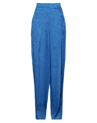 Shop Pt Torino Woman Pants Bright Blue Size 6 Acetate, Viscose