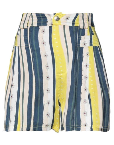 Shop Koché Woman Shorts & Bermuda Shorts Blue Size S Viscose