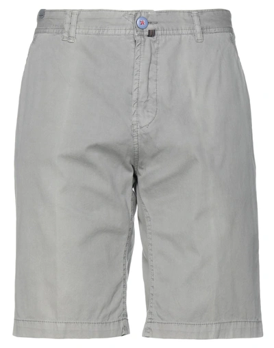 Shop Addiction Man Shorts & Bermuda Shorts Grey Size 28 Cotton