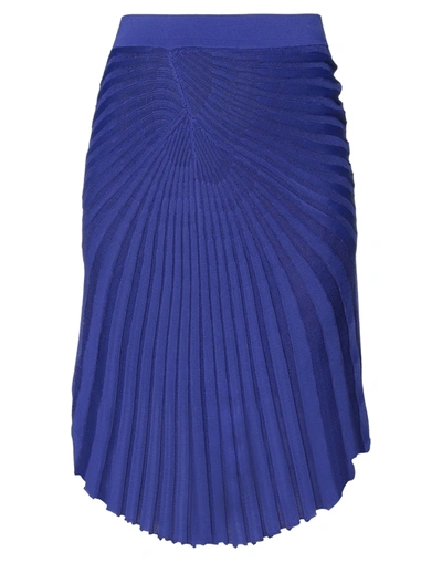 Shop Roberto Cavalli Woman Mini Skirt Purple Size 8 Viscose, Polyamide