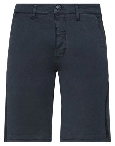 Shop Tiger Jay Man Shorts & Bermuda Shorts Midnight Blue Size 30 Cotton, Elastane
