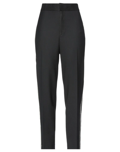 Shop Neil Barrett Woman Pants Black Size 2 Polyester, Virgin Wool, Elastane