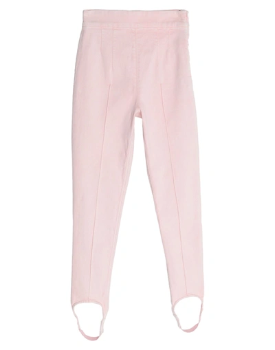 Shop Isabel Marant Woman Jeans Pink Size 10 Cotton, Elastane