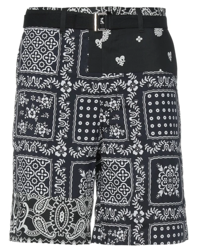 Shop Sacai Shorts & Bermuda Shorts In Black