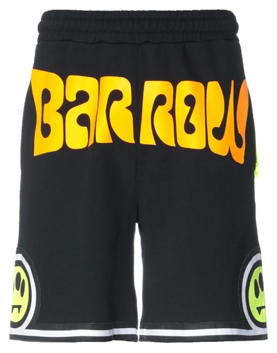 Shop Barrow Man Shorts & Bermuda Shorts Black Size Xl Cotton