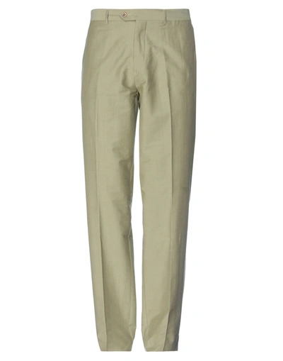 Shop Jasper Reed Man Pants Military Green Size 40 Cotton